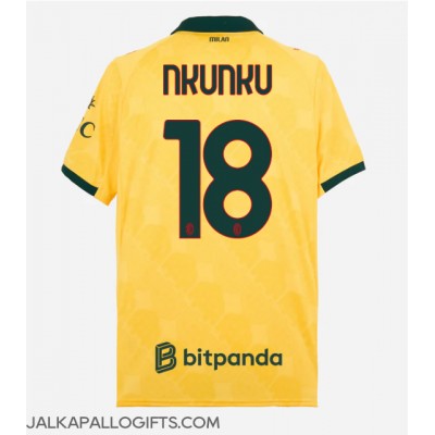 AC Milan Christopher Nkunku #18 Kolmaspaita 2025-26 Lyhythihainen AC Milan Christopher Nkunku #18 Kolmaspaita 2025-26 Lyhythihainen